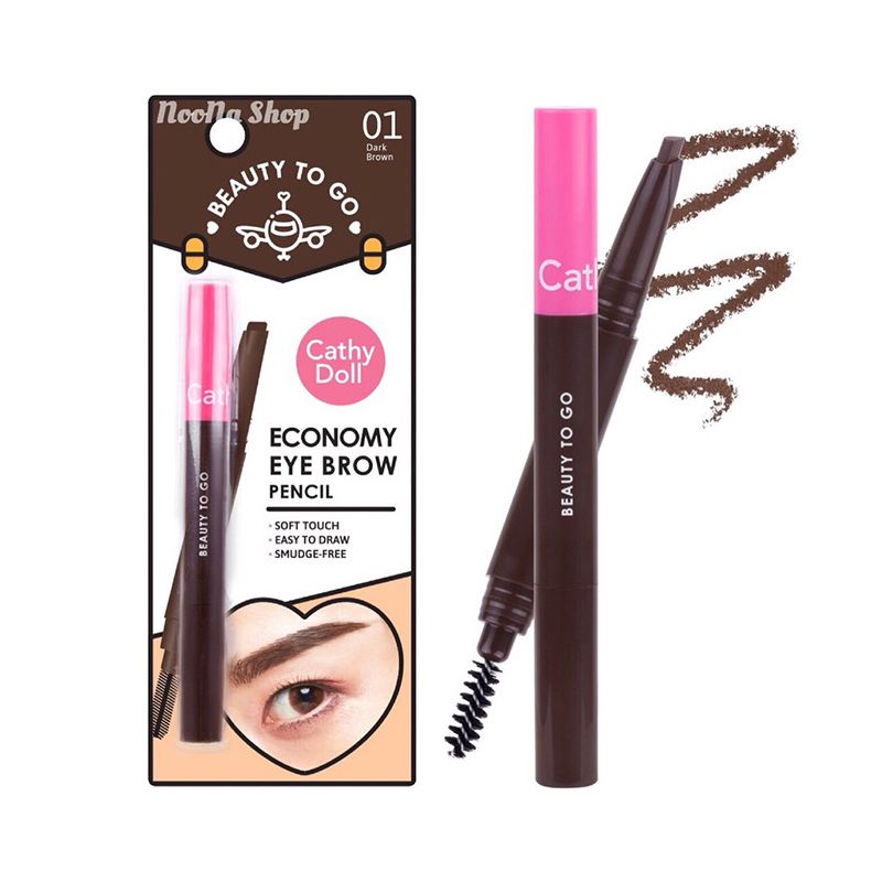 Chì Kẻ Mày Mini Cathy Doll Beauty To Go Economy Eye Brow Pencil 0.16g