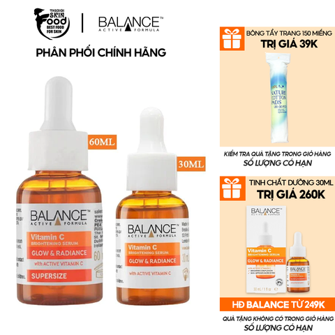 Serum Balance Active Formula Tinh Chất Hỗ Trợ Dưỡng Sáng, Làm Đều Màu Da Balance Active Formula Vitamin C Brightening Serum