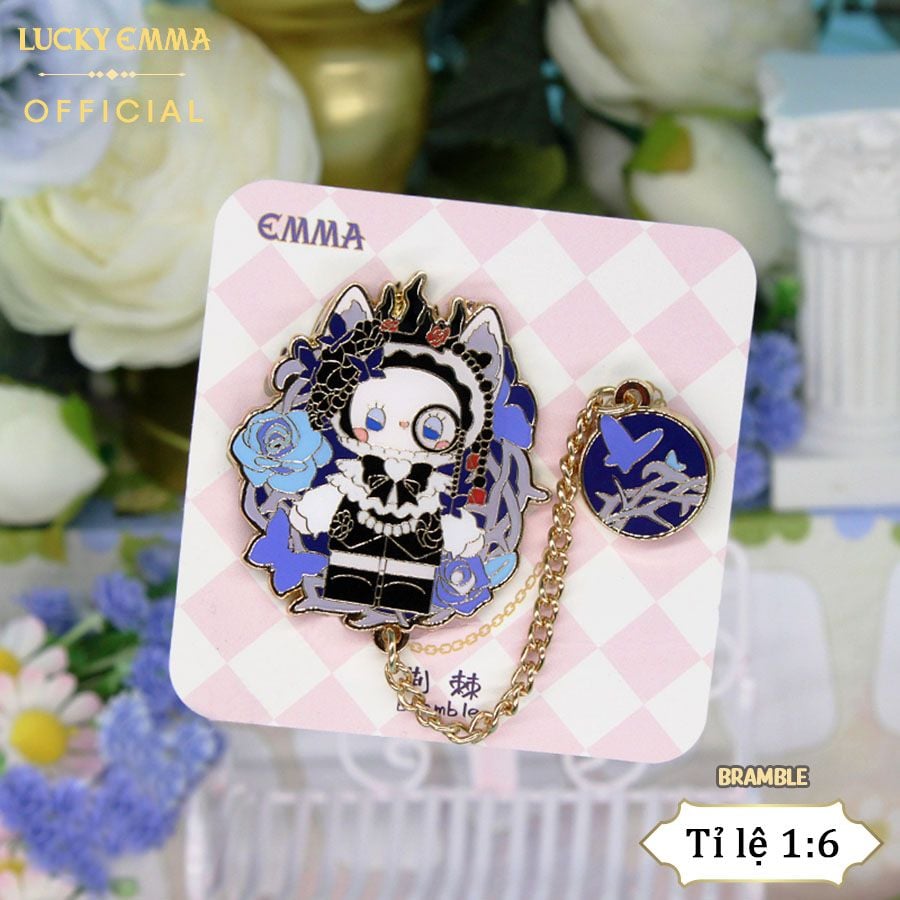 Huy Hiệu, Ghim Cài Áo Lucky Emma Garden Date Badge - YSJ-0011
