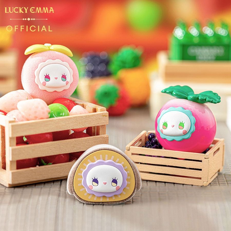 Mô Hình Đồ Chơi Lucky Emma Colorful Sweet Heart Beans Blind Box - MJ-000048