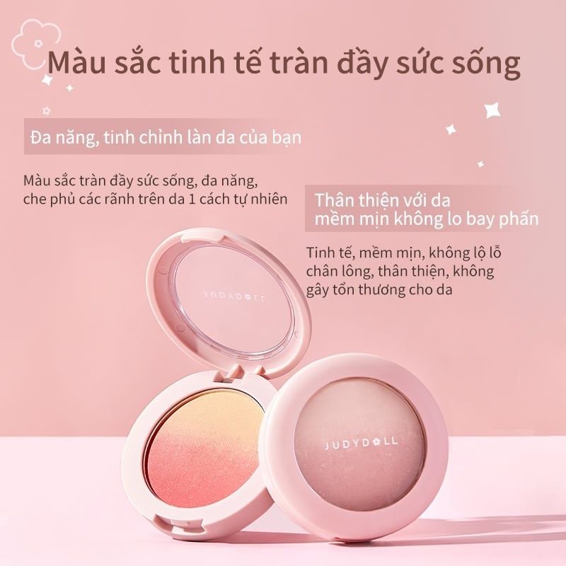 Phấn Má Hồng Chuyển Màu Siêu Mịn Judydoll Gradual Powder Blusher 4.3g