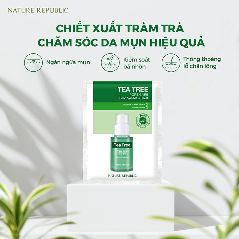 Mặt Nạ Dưỡng Ẩm, Ngăn Ngừa Mụn Nature Republic Good Skin Mask Sheet 24g