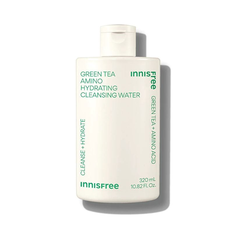 Nước Tẩy Trang Cho Da Dầu Mụn Innisfree Green Tea Amino Hydrating Cleansing Water 320ml