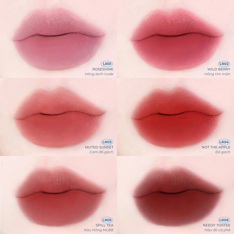 Son Kem Lì Thuần Chay Dearmay Lost Ribbon Blur Tint 3.3g