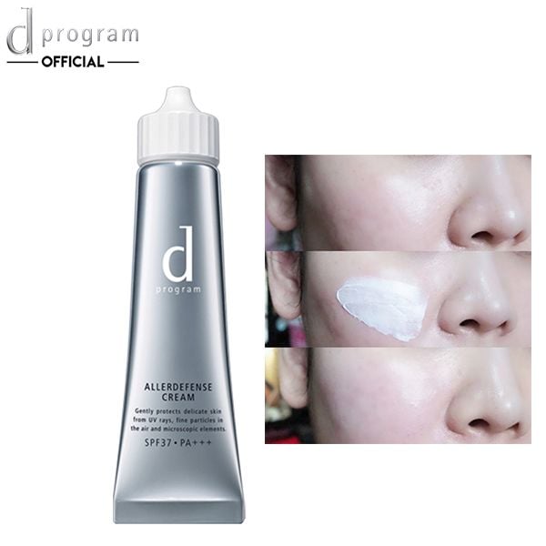 Kem Chống Nắng Bảo Vệ Da Khỏi Bụi Mịn Và Ô Nhiễm Môi Trường D Program Allerdefense Cream SPF37 PA+++ 35g