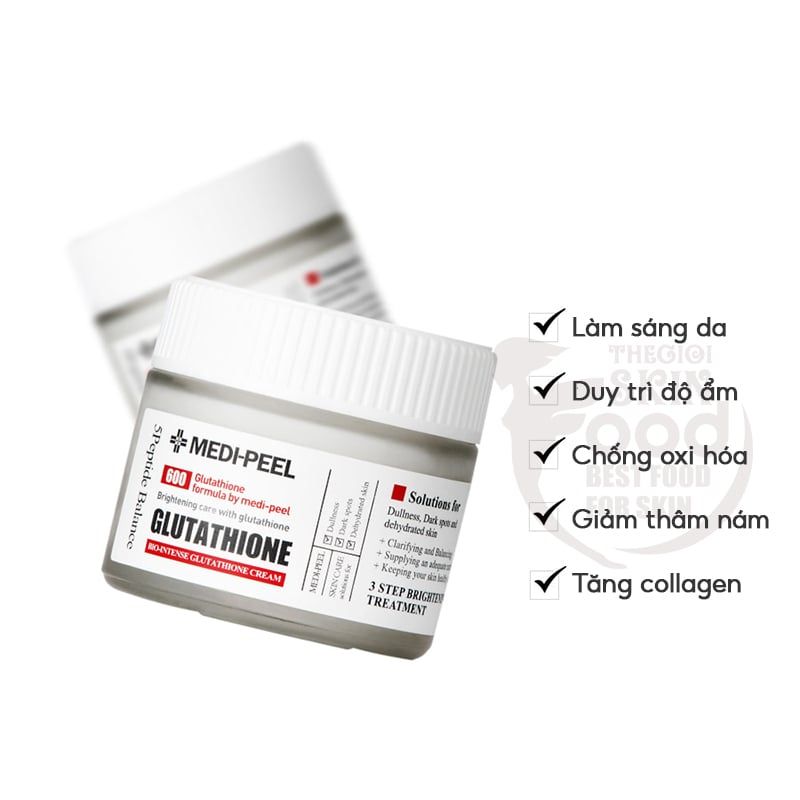 Kem Dưỡng Trắng Medi-Peel Bio-Intense Glutathione White Cream 50g – THẾ GIỚI SKINFOOD