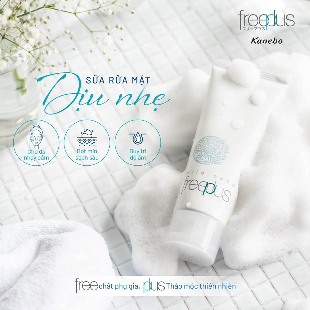 Sữa Rửa Mặt Freeplus Dịu Nhẹ Mild Soap A 100g