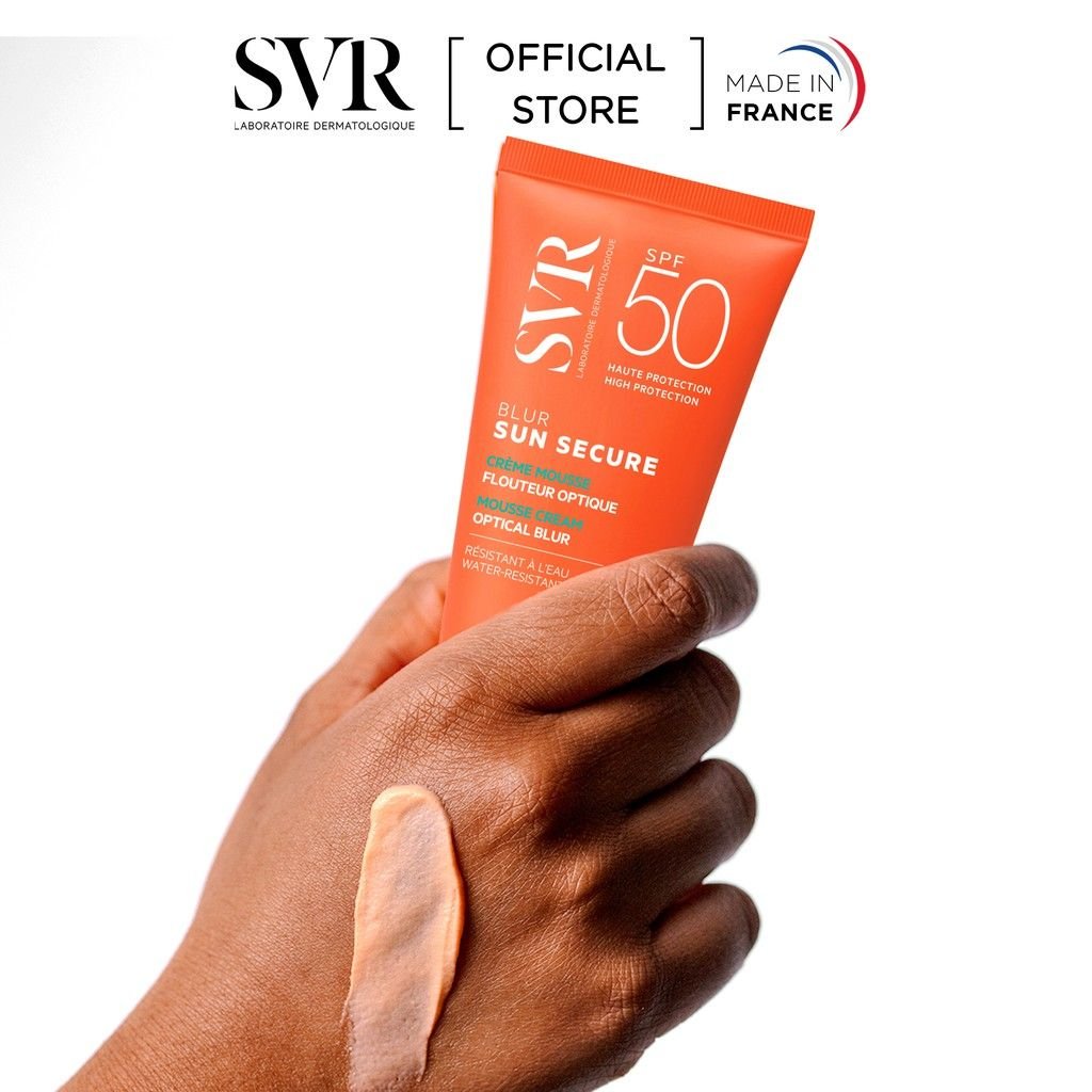 Kem Chống Nắng, Có Màu, Che Khuyết Điểm SVR Sun Secure Blur SPF50+ 50ml (hàng sắp về)