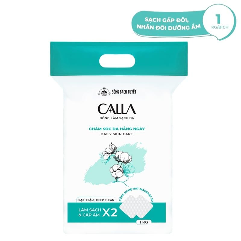 Bông Tẩy Trang Làm Sạch Da Bông Bạch Tuyết Calla Facial Cotton Pads