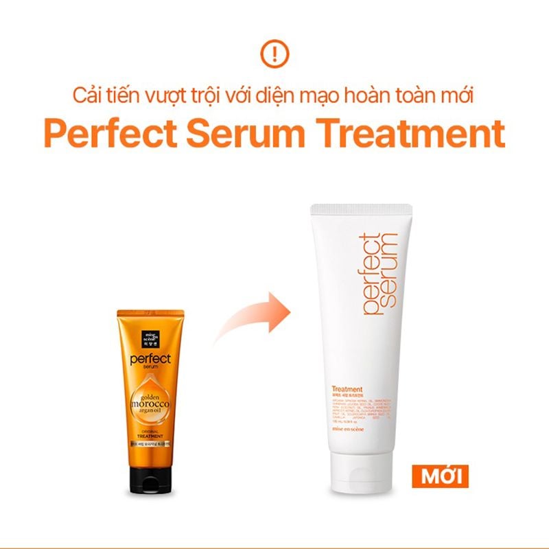 Kem Xả Mise en Scene Hỗ Trợ Phục Hồi Tóc Hư Tổn Perfect Serum Treatment 180ml