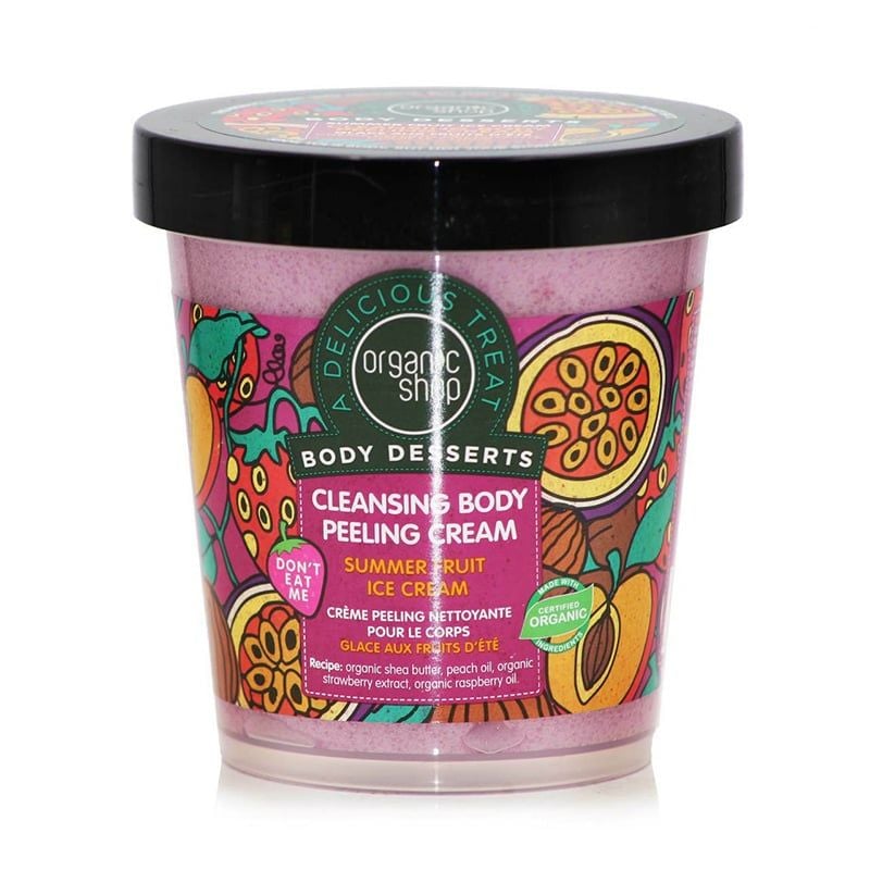 Tẩy Tế Bào Chết Toàn Thân Organic Shop Body Desserts 450ml - STRAWBERRY JAM