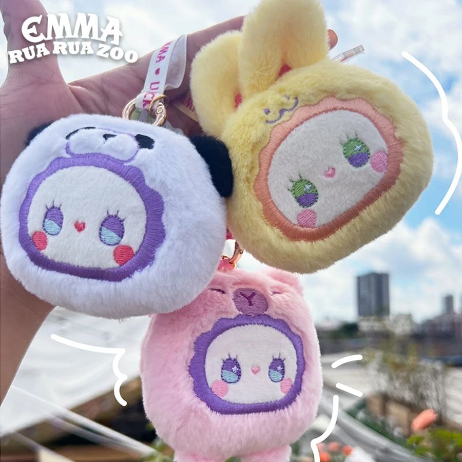 Móc Khóa Gấu Bông Túi Thơm Lucky Emma Rua Rua Zoo Animal Kingdom Scented Sachet Blind Box - YC-000100