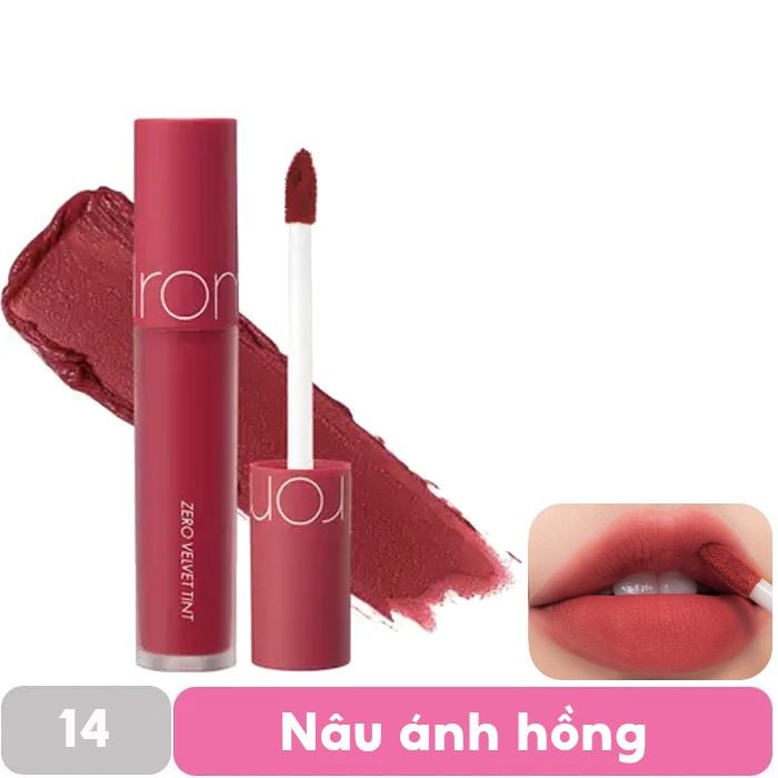 [MÀU 1-30] Son Kem Lì Cực Nhẹ Môi Romand Zero Velvet Tint 5.5g