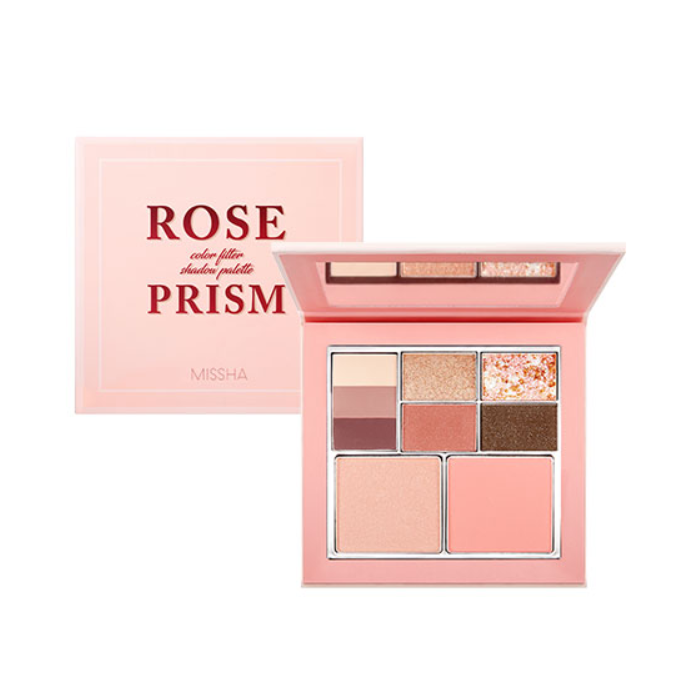 Bảng Phấn Mắt Và Má Hồng Đa Năng Cho Lớp Make Up Xinh Xắn Missha Color Filter Shadow Palette - Rose Prism