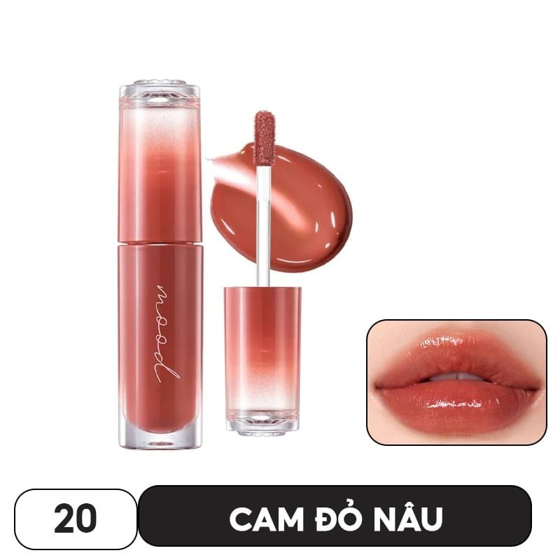 Son Tint Bóng Cho Môi Căng Mọng Peripera Ink Mood Glowy Tint 4g