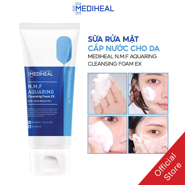 Sữa Rửa Mặt Cấp Nước Cho Da Mediheal N.M.F Aquaring Cleansing Foam EX 170ml