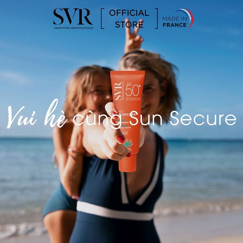 Kem Chống Nắng Trong Suốt Và Không Gây Nhờn Da SVR Sun Secure Fluide SPF50+ 50ml
