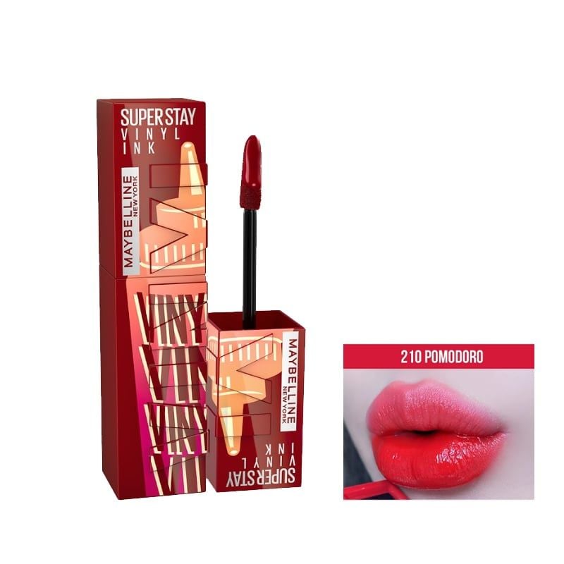 (BST SON "SỐT") Son Kem Bóng Bền Màu, Nhẹ Môi Maybelline New York Superstay Vinyl Ink 4.2ml