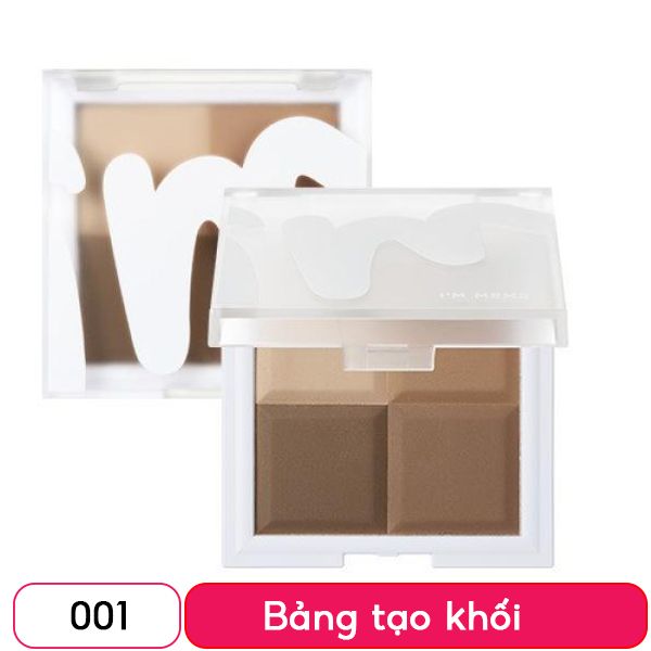 Phấn Tạo Khối Và Highlight Đa Công Dụng I'm Meme I'm Multi Square - 001 All About Contouring