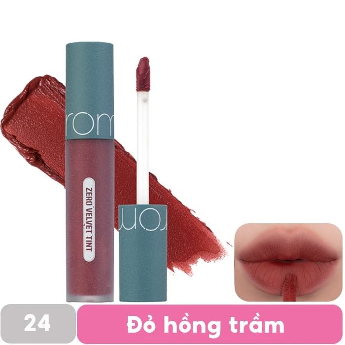 [MÀU 1-30] Son Kem Lì Romand Cực Nhẹ Môi Zero Velvet Tint 5.5g