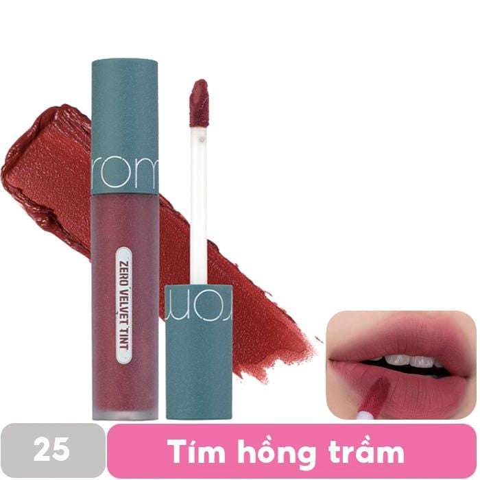 [MÀU 1-30] Son Kem Lì Romand Cực Nhẹ Môi Zero Velvet Tint 5.5g