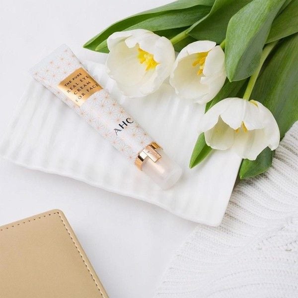 Kem Dưỡng Mắt Và Mặt AHC Hỗ Trợ Làm Sáng The Pure Real Eye Cream For Face 30ml