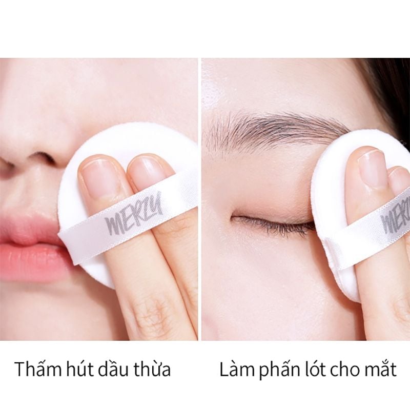 Phấn Phủ Dạng Bột Kiềm Dầu, Hiệu Ứng Mờ Lì, Cho Lớp Nền Mịn Màng, Lâu Trôi Merzy Stay Blur Loose Powder