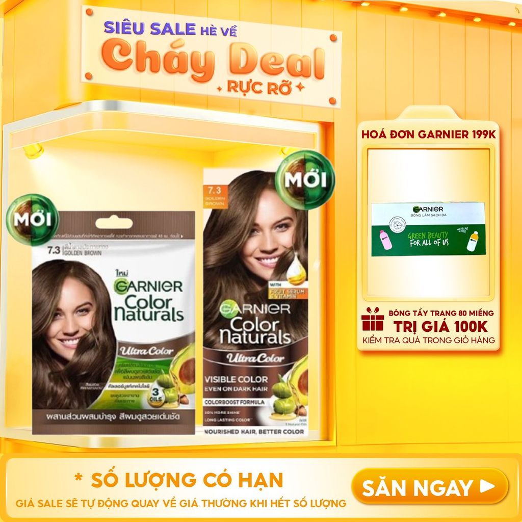 Kem Nhuộm Tóc Chuẩn Màu Garnier Color Naturals Ultra Colors