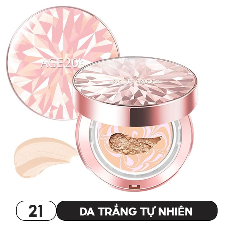 Phấn Nền Tươi Kiềm Dầu, Dưỡng Ẩm Age20's Essence Cover Pact Original SPF50+ PA+++ 12.5g