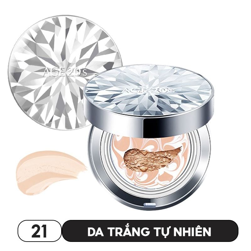 Phấn Nền Tươi Kiềm Dầu, Dưỡng Ẩm Age20's Essence Cover Pact Original SPF50+ PA+++ 12.5g