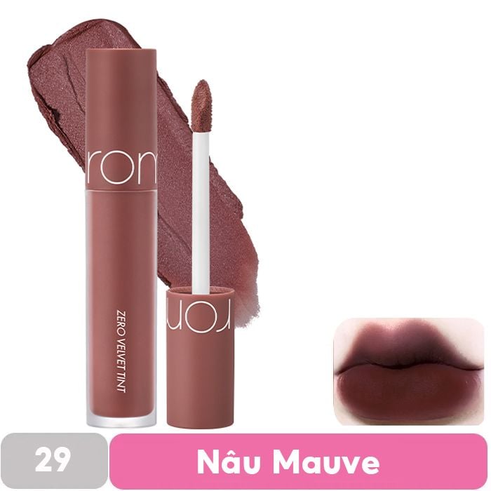 [MÀU 1-30] Son Kem Lì Cực Nhẹ Môi Romand Zero Velvet Tint 5.5g