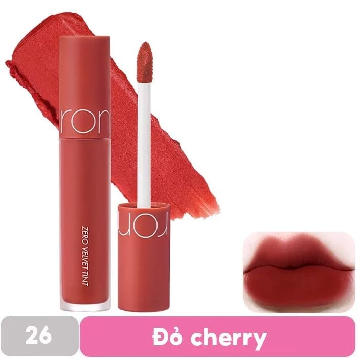 [MÀU 1-30] Son Kem Lì Cực Nhẹ Môi Romand Zero Velvet Tint 5.5g