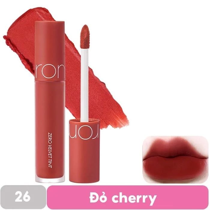 [MÀU 1-30] Son Kem Lì Romand Cực Nhẹ Môi Zero Velvet Tint 5.5g
