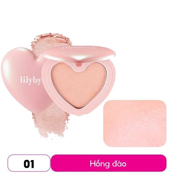 Phấn Bắt Sáng Ánh Nhũ Mịn Mượt Tự Nhiên Lilybyred Luv Beam Glow #01