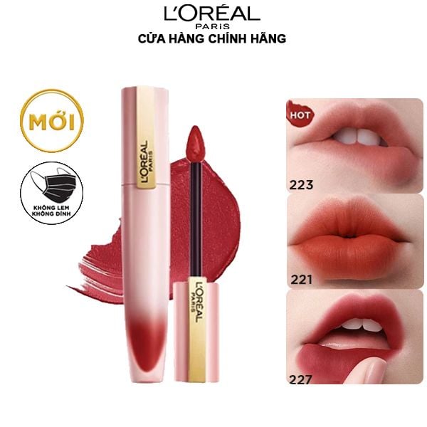  Son Kem Lì, Mịn Mượt Nhẹ Môi L’Oreal Paris Chiffon Signature Matte Liquid Lipstick 7ml 