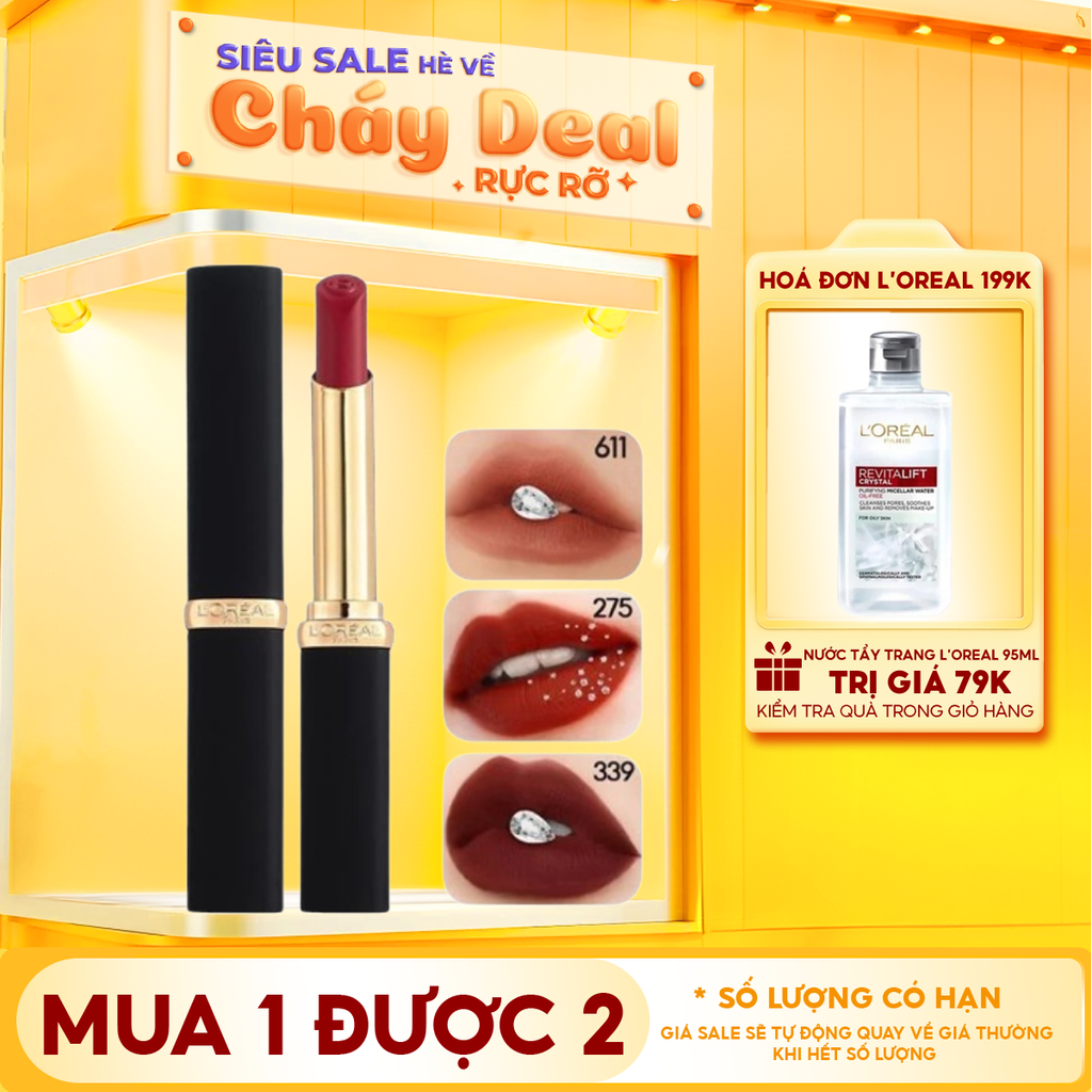 Son Thỏi Mịn Lì, Căng Mướt L'Oreal Color Riche Intense Volume Matte Lipstick 1.7g