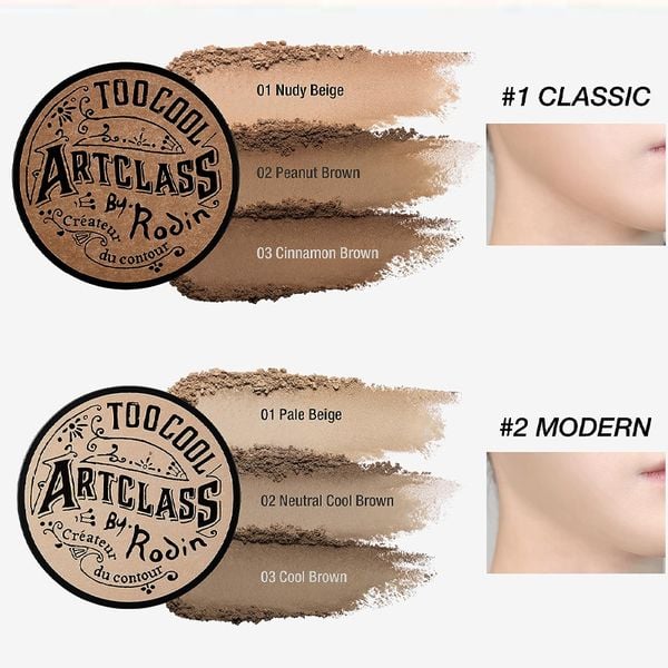  Phấn Tạo Khối 3 Màu Too Cool For School Art Class By Rodin Shading 9.5g 