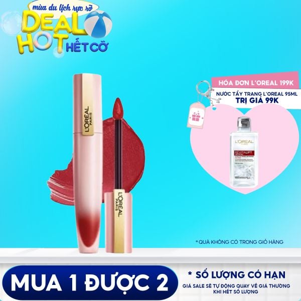 Son Kem Lì, Mịn Mượt Nhẹ Môi L’Oreal Paris Chiffon Signature Matte Liquid Lipstick 7ml