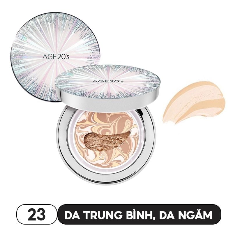 Phấn Nền Tươi Che Phủ Cao, Lâu Trôi Age20's Essence Cover Pact Original EX Intense Cover SPF50+/PA++++ 12.5g