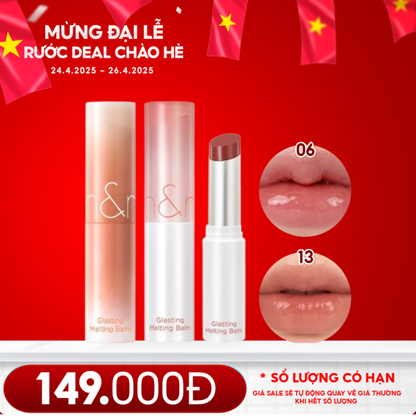 [DUSTY ON THE NUDE] Son Dưỡng Dạng Thỏi Có Màu Thuần Chay Romand Glasting Melting Balm 3.5g