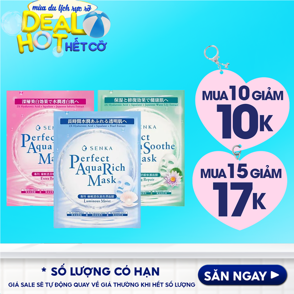 Mặt Nạ Giấy Chăm Sóc Da Senka Perfect Aqua Mask