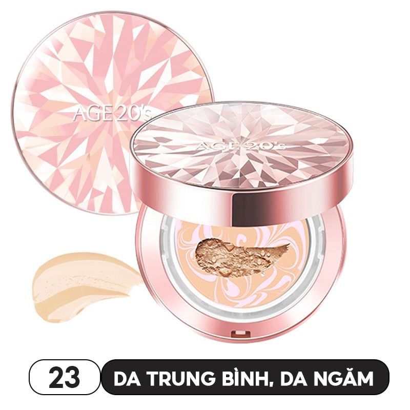 Phấn Nền Tươi Kiềm Dầu, Dưỡng Ẩm Age20's Essence Cover Pact Original SPF50+ PA+++ 12.5g
