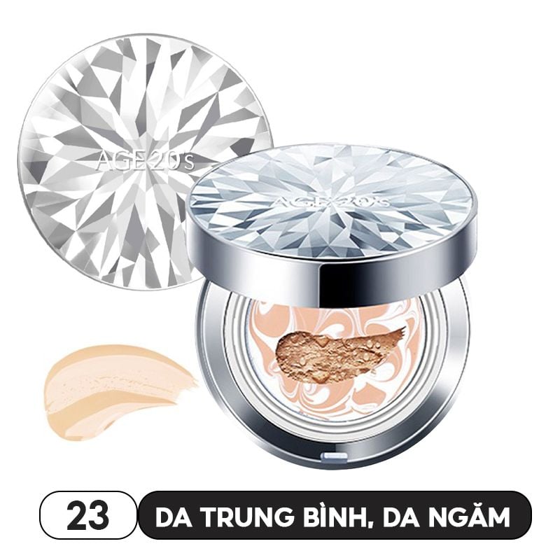Phấn Nền Tươi Kiềm Dầu, Dưỡng Ẩm Age20's Essence Cover Pact Original SPF50+ PA+++ 12.5g