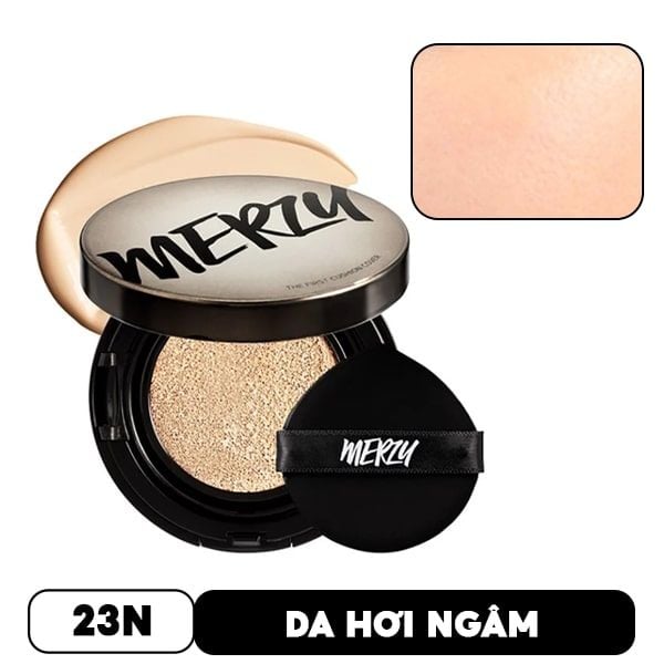 Phấn Nước Che Phủ Cao, Lâu Trôi Merzy The First Cushion Cover SPF50+/PA+++ 13g