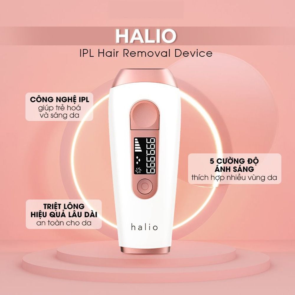 Máy Triệt Lông Cá Nhân Halio IPL Hair Removal Device