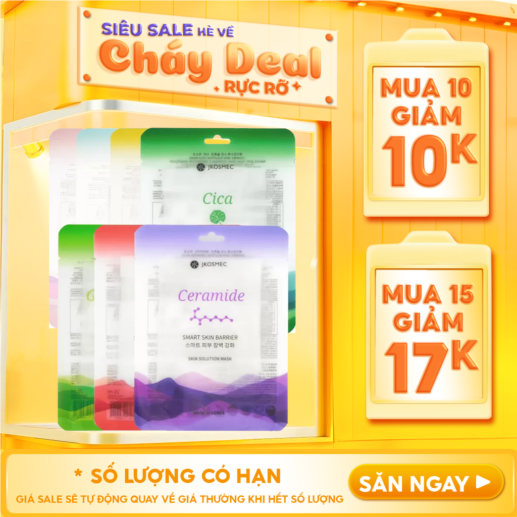 Mặt Nạ Jkosmec Cải Thiện Các Vấn Đề Làn Da Skin Solution Mask 25ml