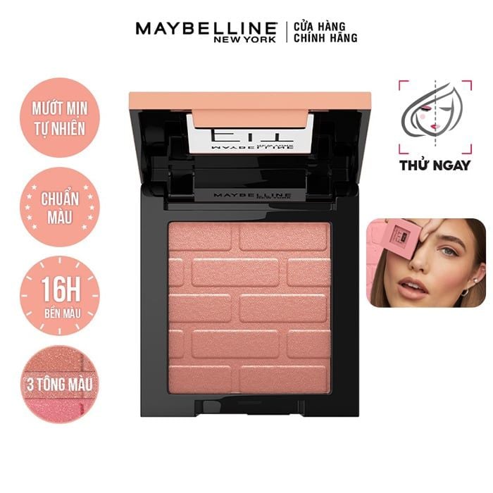 Má Hồng Dạng Nén, Mịn Lì Chuẩn Màu Maybelline Fit Me Mono Blush 4.5g