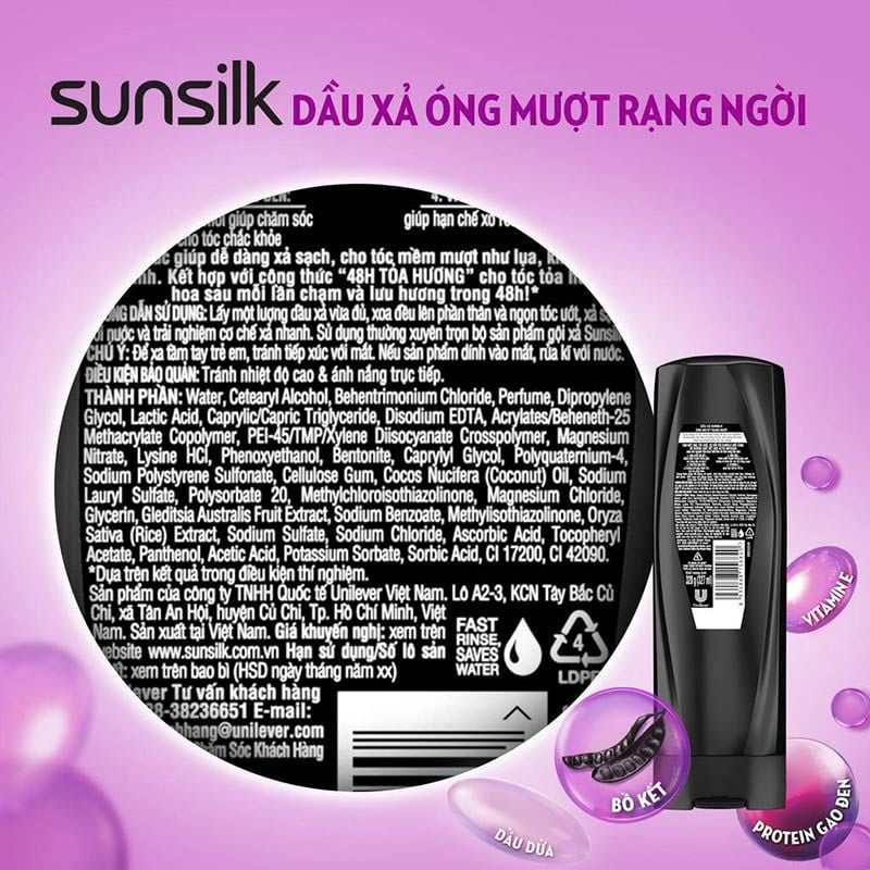 [320g] Dầu Xả Sunsilk Mềm Mượt Diệu Kỳ & Óng Mượt Rạng Ngời