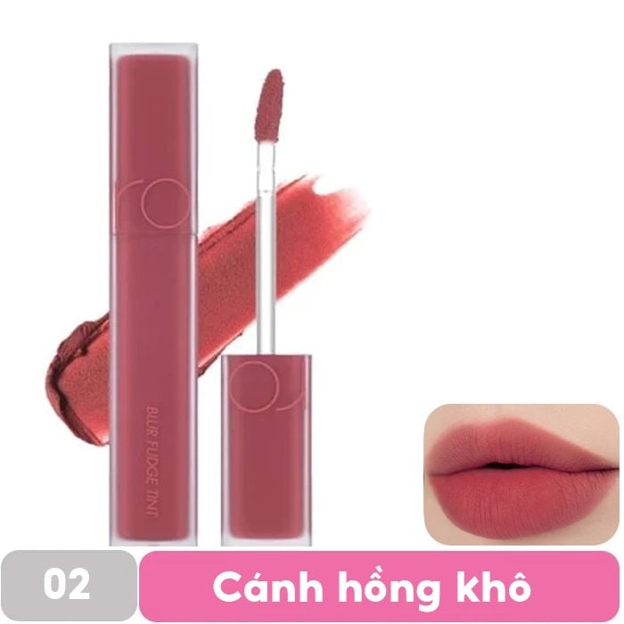 Son Kem Lì, Lên Màu Chuẩn, Mịn Môi Romand Blur Fudge Tint 5g