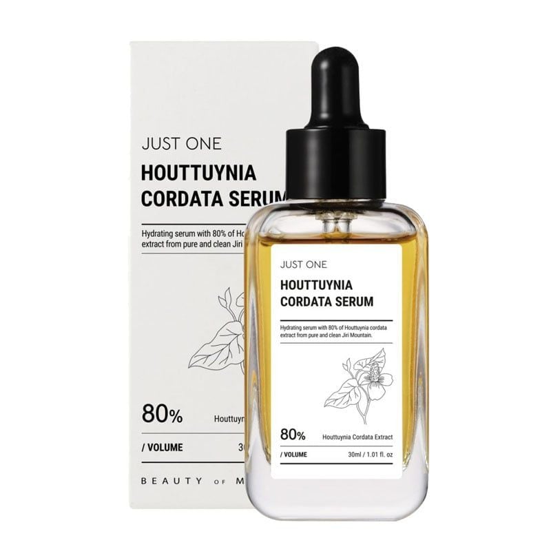 Serum B.O.M Dưỡng Da Cấp Ẩm Chiết Xuất Diếp Cá Just One Houttuynia Cordata Serum 30ml